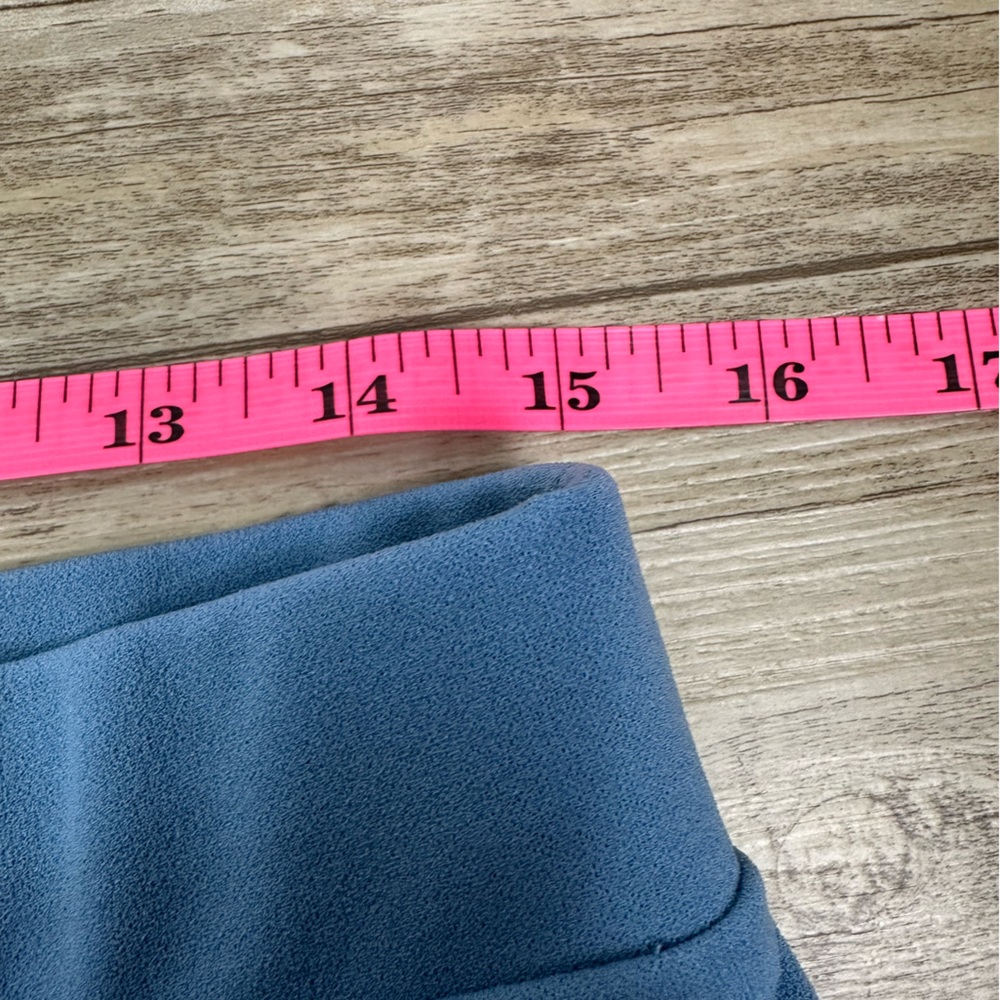 Cece Solid Split Hem Pants Slate Blue Pull On Pan… - image 8